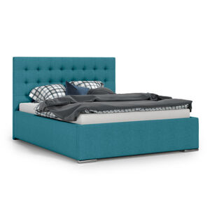 Čalúnená posteľ NEVADA 180x200 cm Modrá